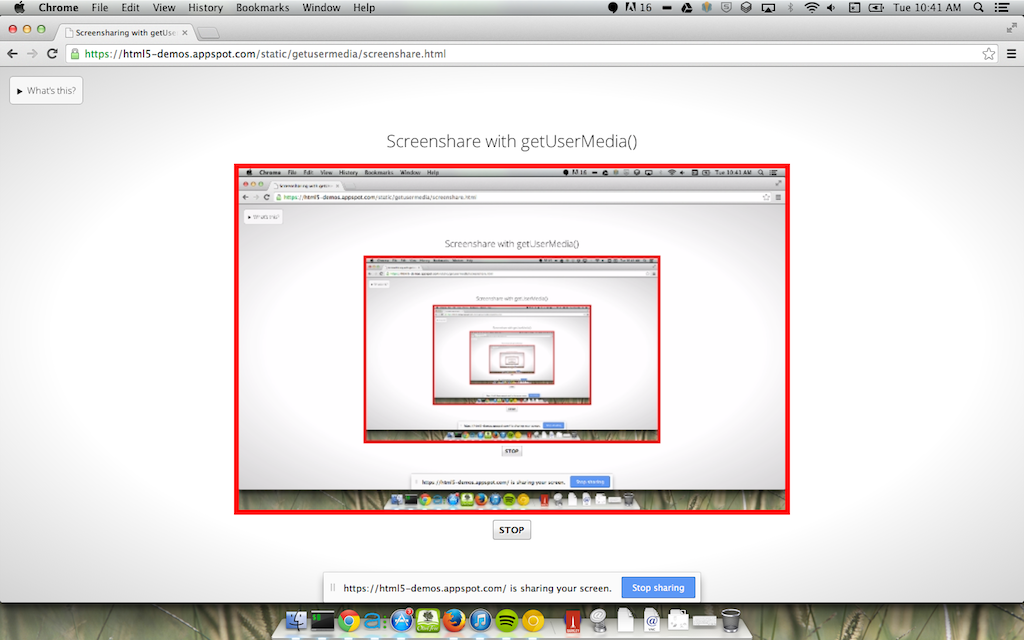 Screen Sharing
